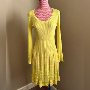 Missoni yellow knit dress